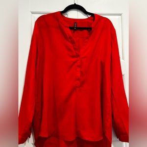 Stradivarius XL red blouse